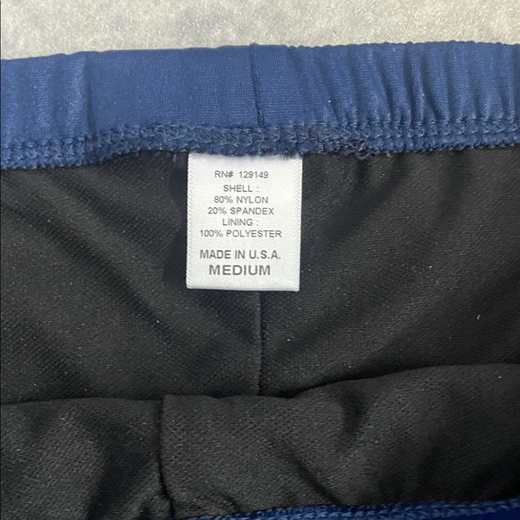 🖤2/$25 NEW 2 pc swim Black and Navy Swim Shorts bathing suit high rise - Picture 3 of 13